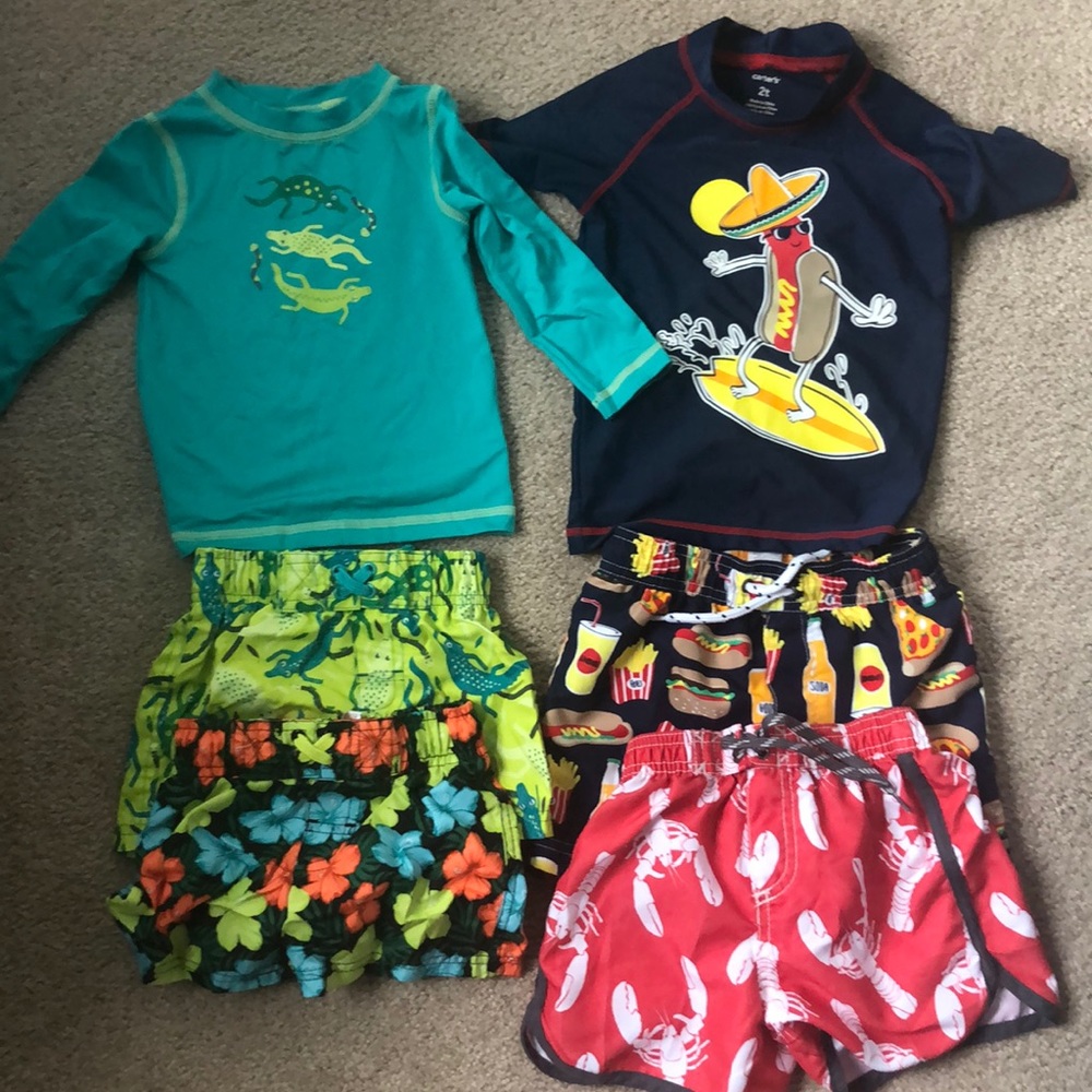 Bundle of Boys Bathing suits - like new